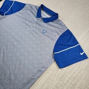 Indianapolis Colts Shirt Men XXL Nike Polo On Field Football Performance